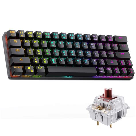 Buy DIERYA DK63N 60% Wireless Wired Mechanical Gaming Keyboard, RGB ...