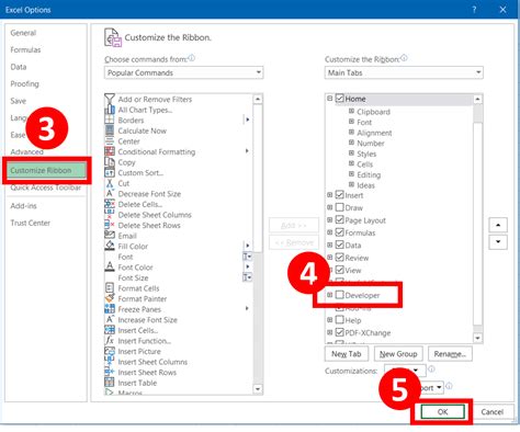 Image result for How to Find Developer Tab in Excel
