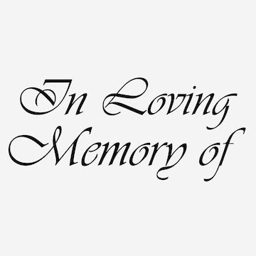 Image result for In Loving Memory Script Lettering Arched