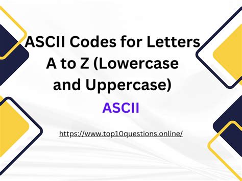 ASCII-Code Uppercase Letters に対する画像結果