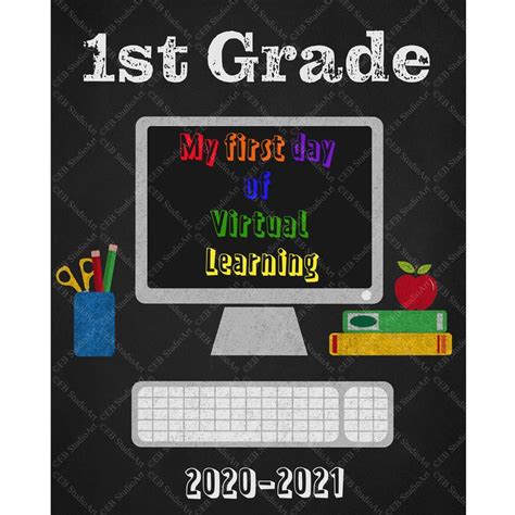 Image result for Free First Day of Remote Learning Signs