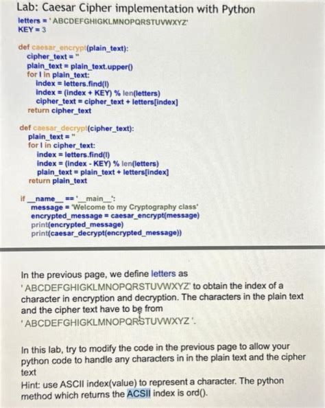 Decrypt Caesar Cipher Python に対する画像結果