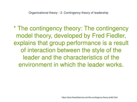 Image result for Contingency Theory Def