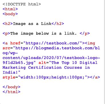 Toradh íomhá ar HTML Code for Clickable Link
