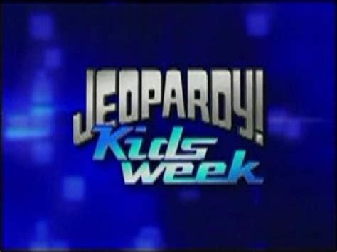 Image result for Jeopardy Kids Week 2010