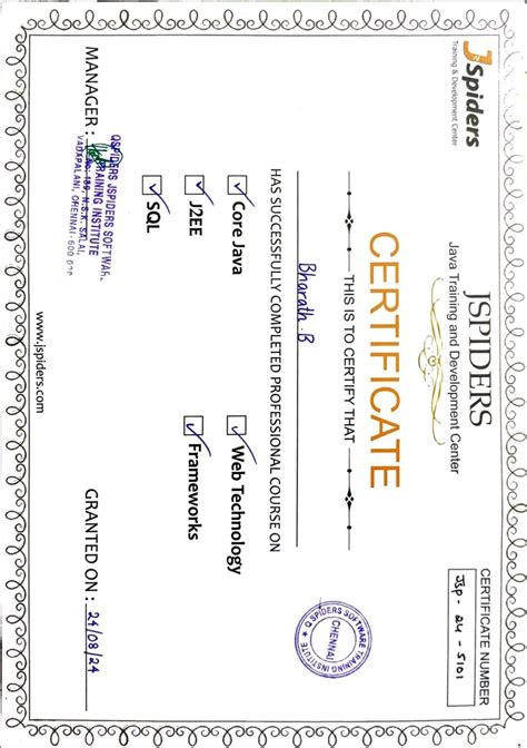 Image result for Java Certification From Jspiders