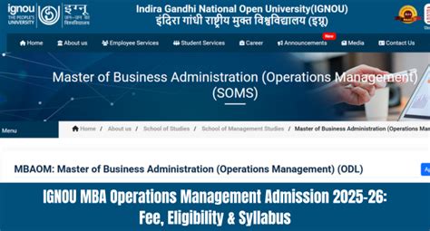 IGNOU Distance MBA Operations Management Syllabus に対する画像結果