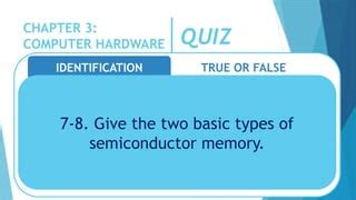 Image result for Computer Hardware Identification Quiz