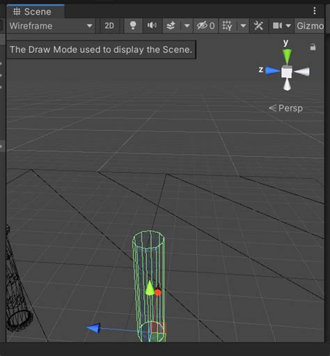 Toradh íomhá ar Wireframe Mode Unity