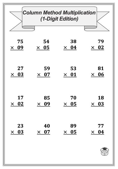 Toradh íomhá ar Multiplication with Missing Digits Coloumn Method