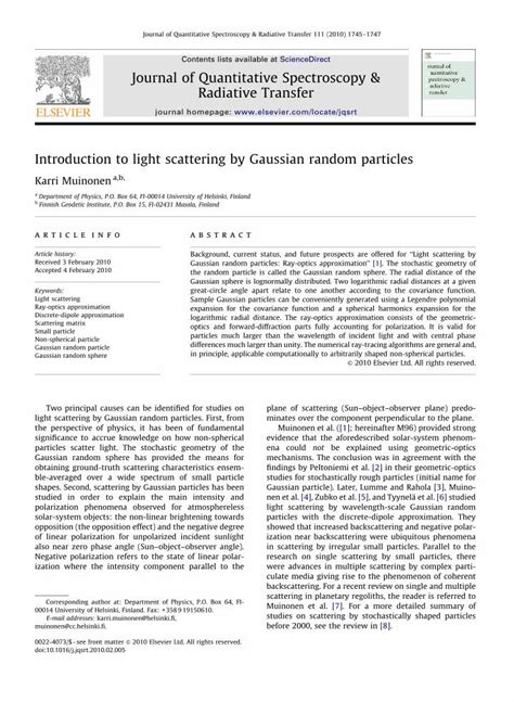 Image result for Random Particle Scattering