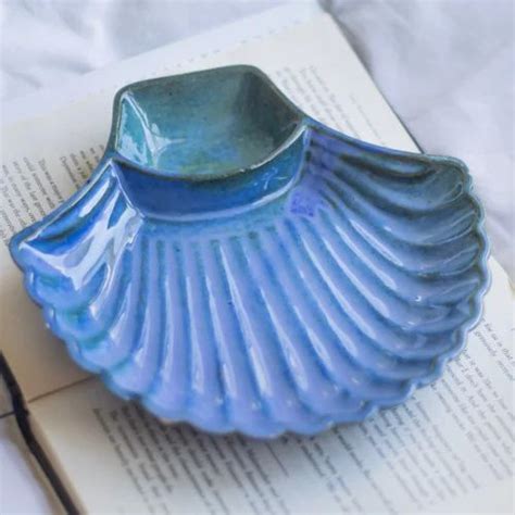 Image result for Shell Plate Light Blue Dish