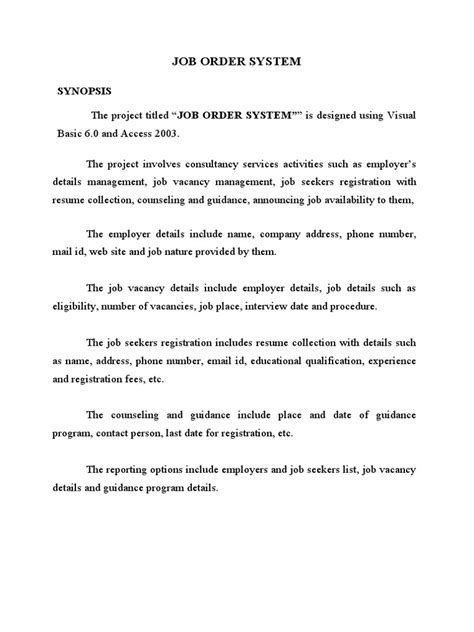 Image result for Job Order Management System