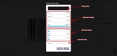 Toradh íomhá ar Color Barcode