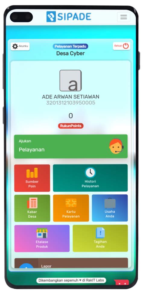 Image result for Contoh Mockup Aplikasi Desa