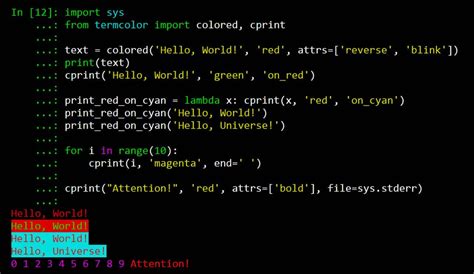 Image result for Terminal Colors Python