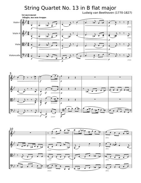 Image result for String Quartet 13