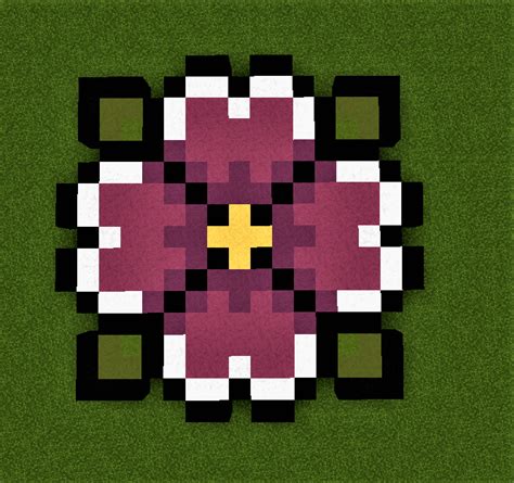 Image result for Minecraft Floor Flower Pattern