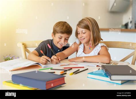 Toradh íomhá ar Do Homework On the Computer Drawing