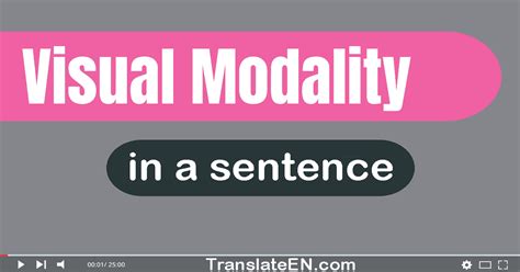 Visual Example of Modality に対する画像結果