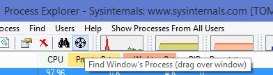 Image result for Find Windows Process Icon