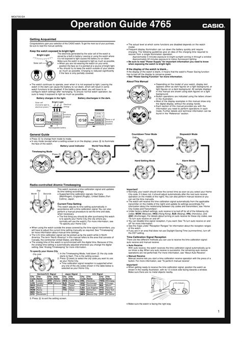 Protrek Casio Watch Manual に対する画像結果