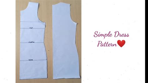 Afbeeldingsresultaten voor Basic Dress Pattern