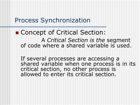 Image result for Process Synchronization PPT