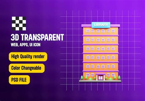 Image result for Library 3DIcon