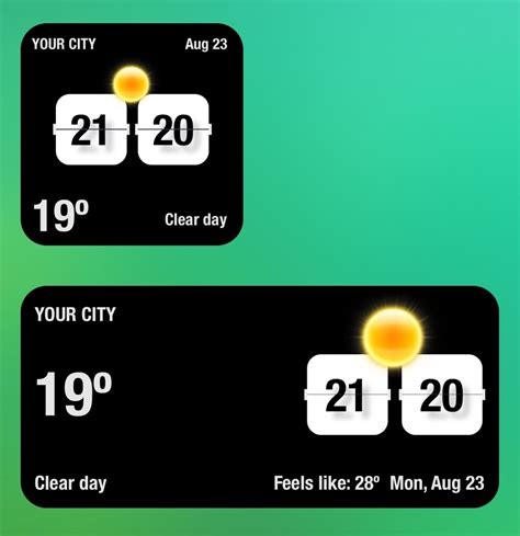 Image result for Iphone Weather Widget