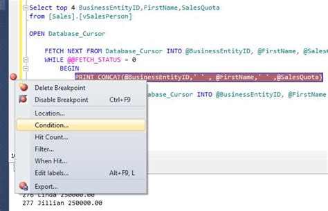 Image result for Transact-SQL Debugger