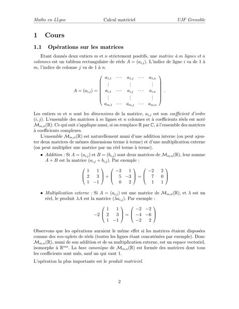 Toradh íomhá ar Calcul Matriciel Java
