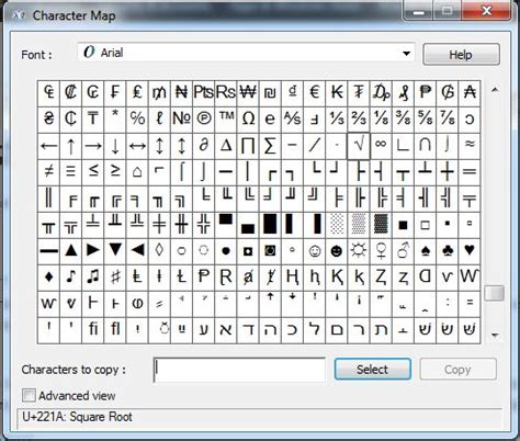 Toradh íomhá ar Character Map Keyboard 701
