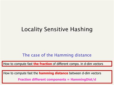 Afbeeldingsresultaten voor Locality-Sensitive Hashing