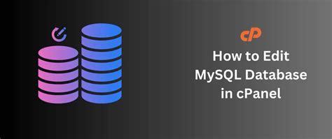 Image result for cPanel MySQL Databases Current Version
