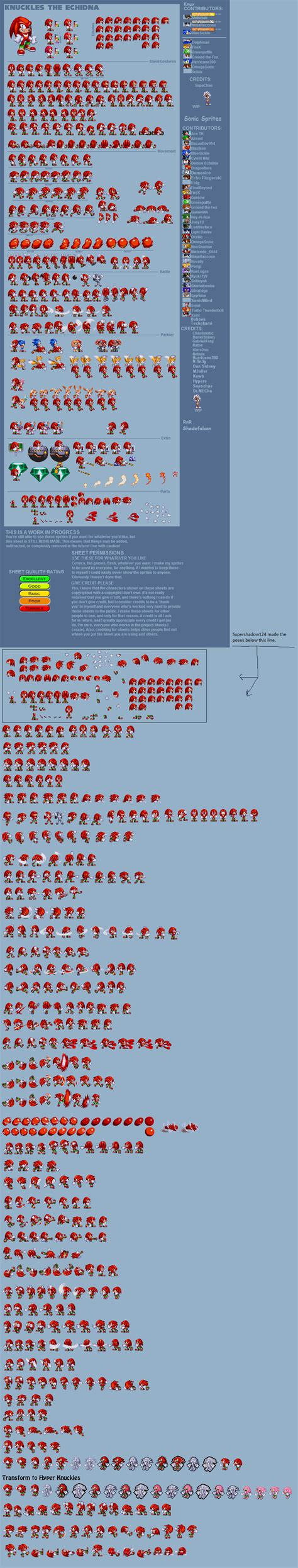 Image result for Knuckles Running Mod Gen