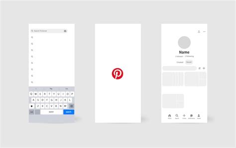 Résultat d’images pour Pinterst Interface