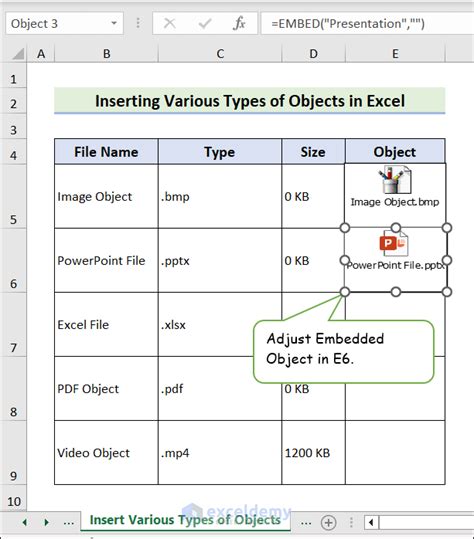 Image result for Add Object in Excel