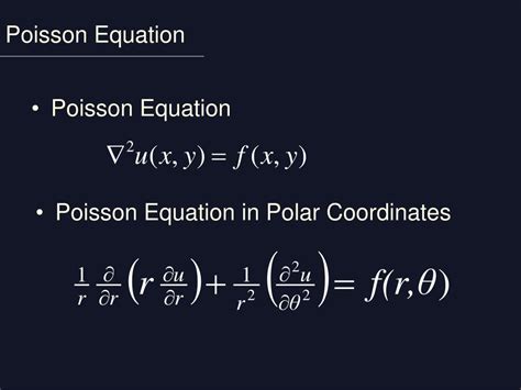 Image result for Poisson Equation in Cartesian Coordinate System