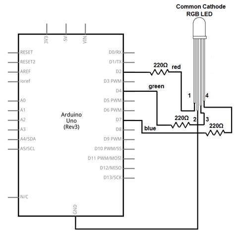 Image result for Arduino LED Circuit Diagram