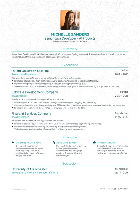 Java Developer Resume 3 Years Experience に対する画像結果
