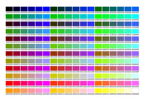 Image result for Web Safe Color Names