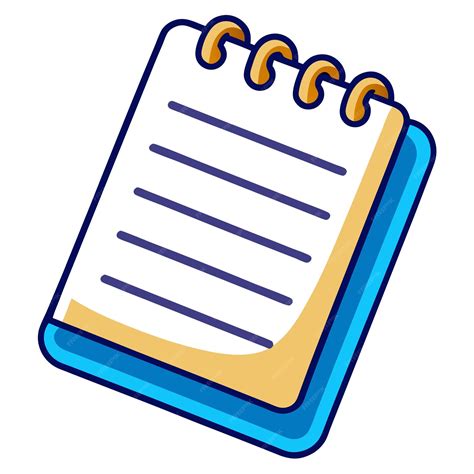 Notepad clipart vector art and illustration | Premium AI-generated vector