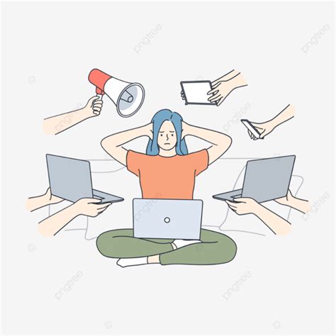 Toradh íomhá ar Multitasking Vector Transparent