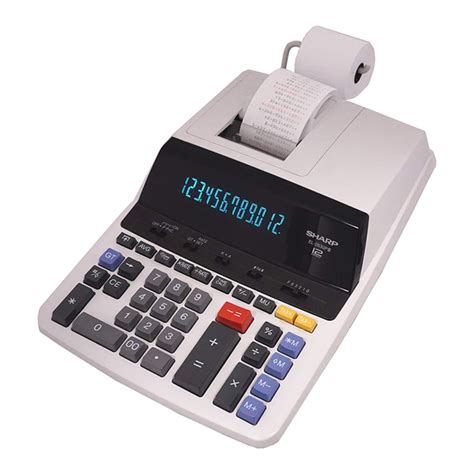 Image result for Sharp Adding Machine EL-2630P