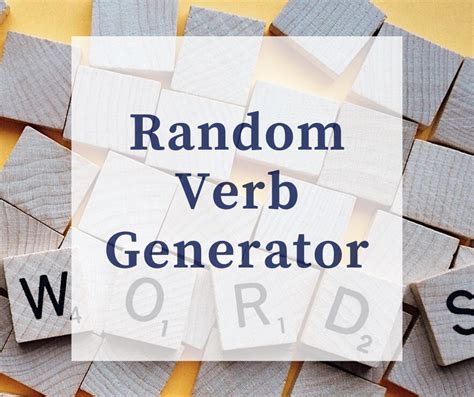 Random Verb Generator に対する画像結果