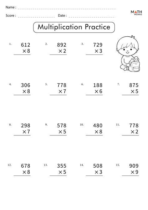 Image result for Multiplication with 12 Worksheet Grade 4