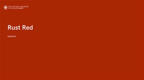Image result for Rust Red Color