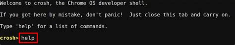 Image result for Crosh Commands