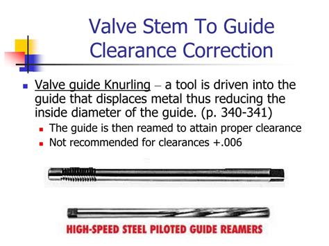 Image result for Guide Valve Stem Replacement